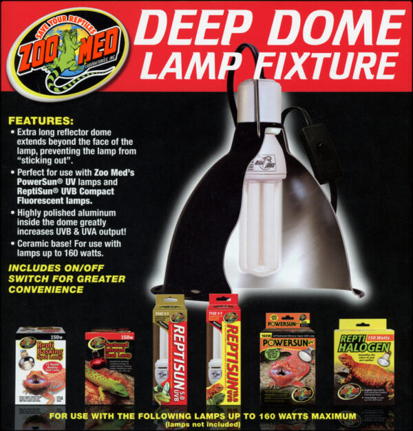 ZOOMED Deep Dome Lamp Fixture ディープドームランプフィクスチャ (ランプソケットドーム型) - 画像 (2)